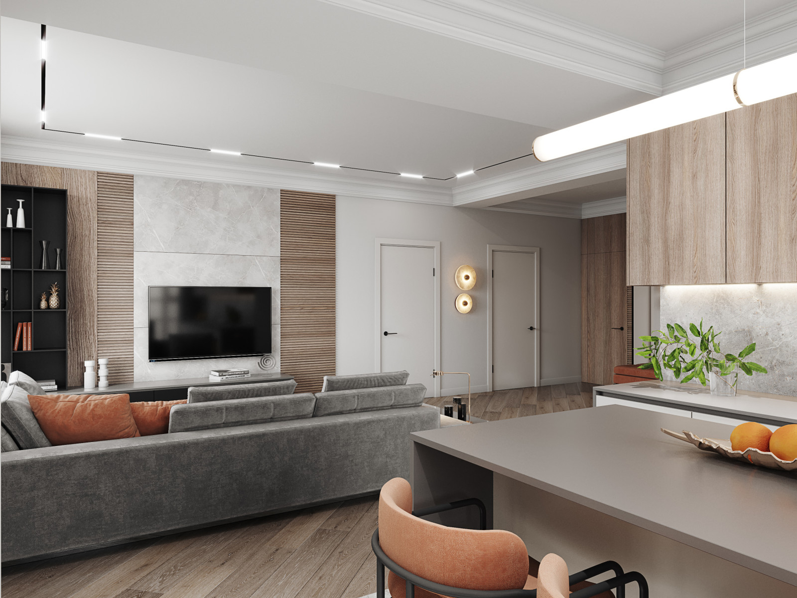 Кухня-гостиная