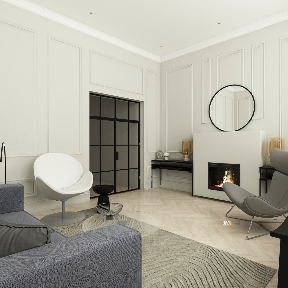 Обложка проекта: Гостиная в сталинке