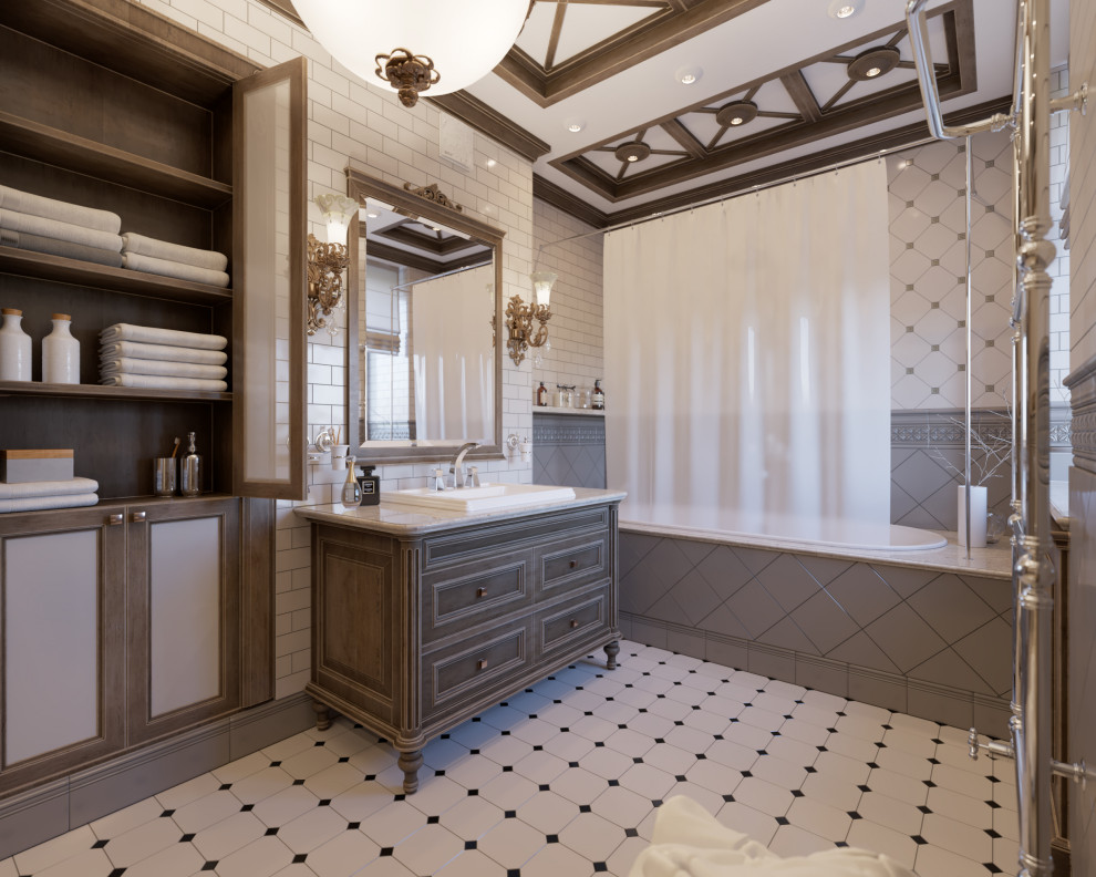 Дизайн интерьера дома с элементами кантри.