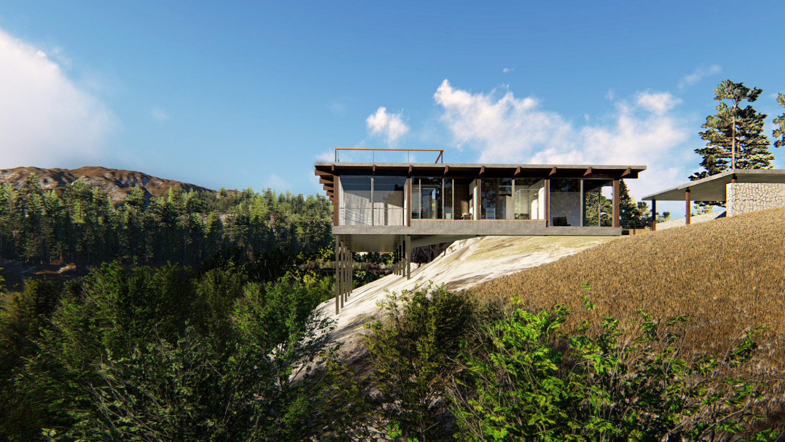 Дом на скале в г. Бахчисарай