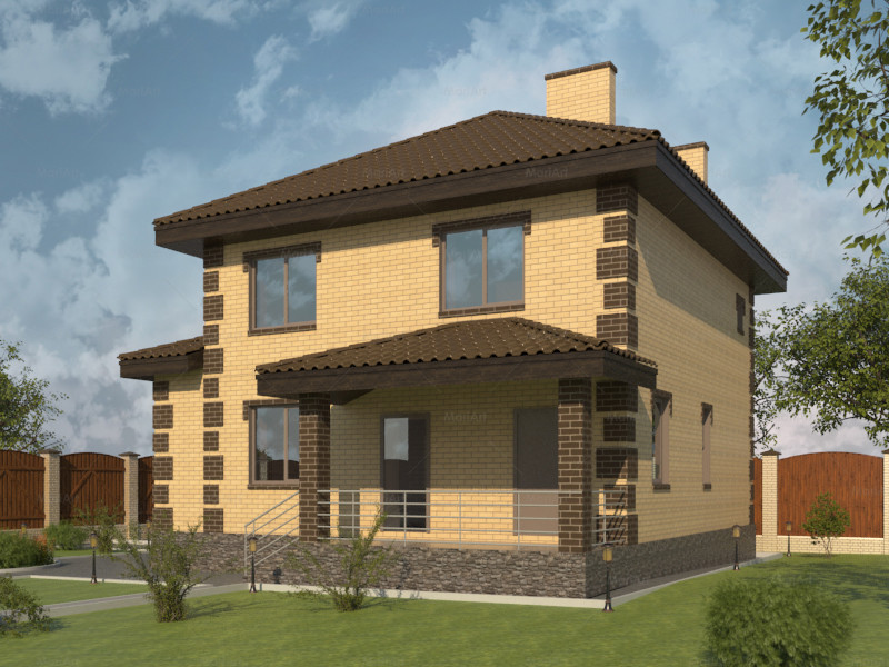 Дом площадью 145 м²