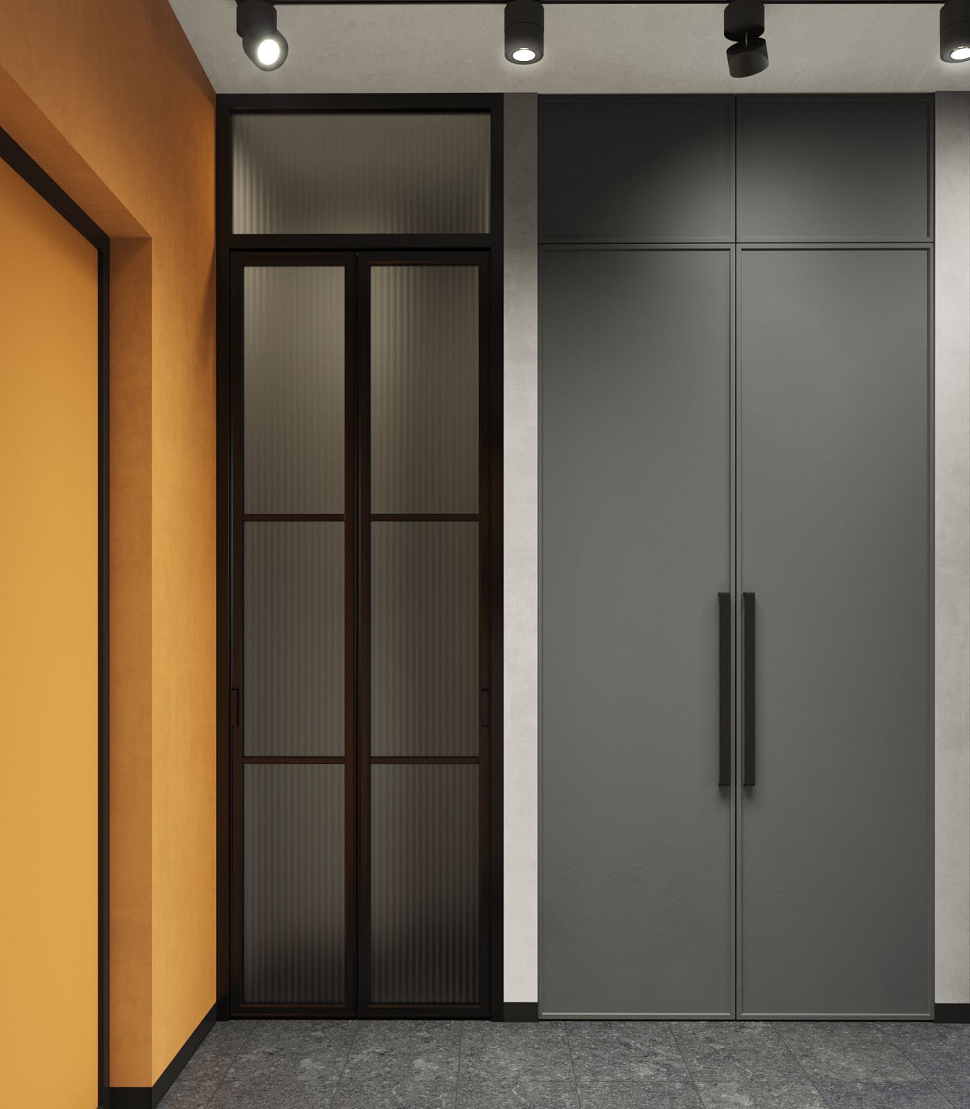 Проект квартиры 34м2 "Original Prankster" для юного начинающего художника