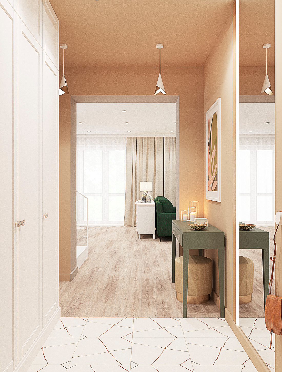 Прихожая. Загородный дом