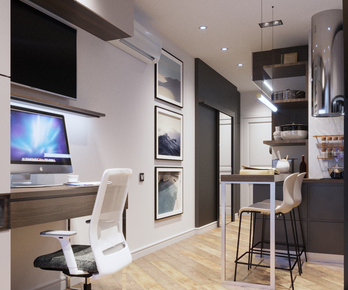 Tiny apartment