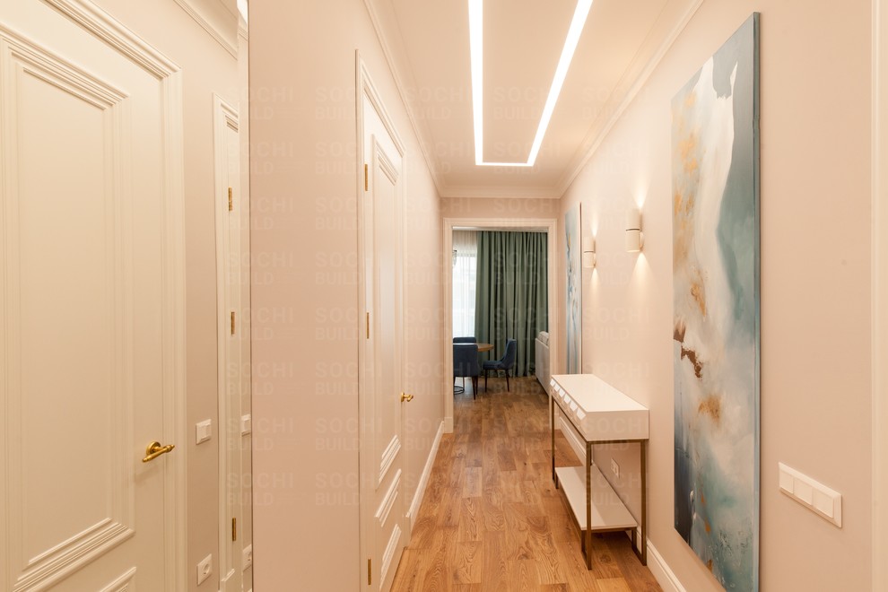 Квартира в ЖК «Актер Гэлакси», 78м², стиль: современная классика. Сочи