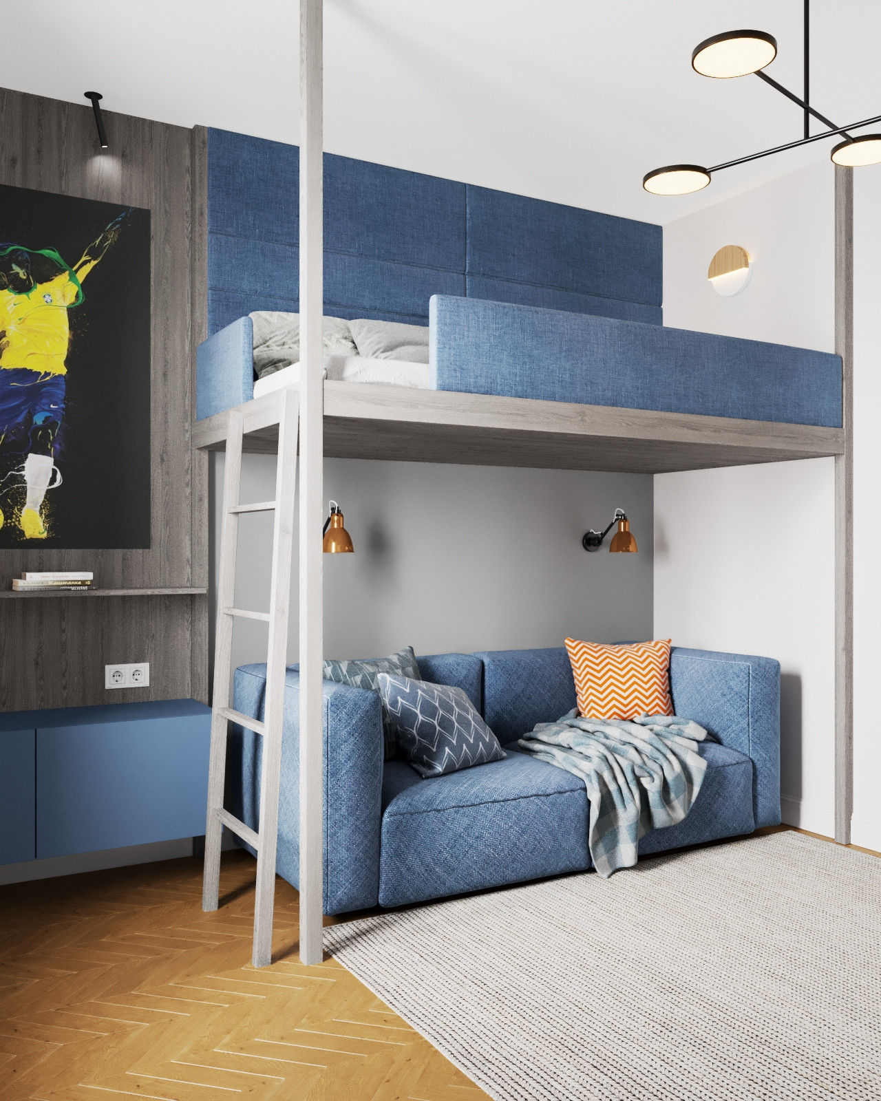 Обложка проекта: 3-х комн. кв-ра ЖК "Ленинградка 58" 65,3 м2, 2022