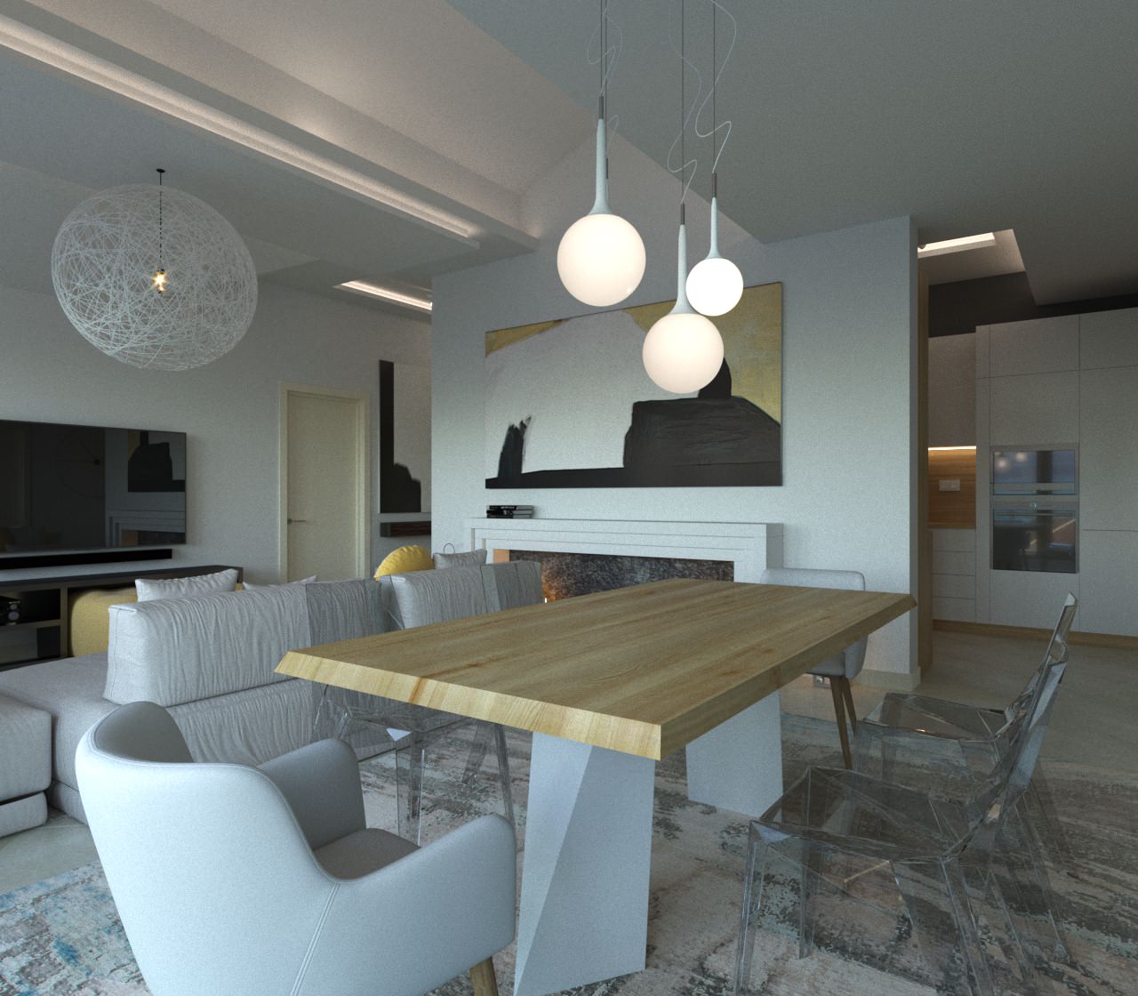 Квартира на мансарде площадью 108 кв.м. в Доброте, Черногория