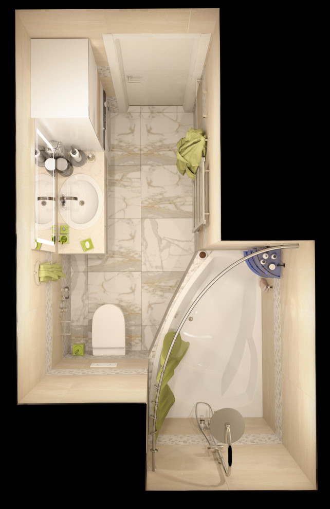 Неболчи, типовая квартира с индивидуальной детской