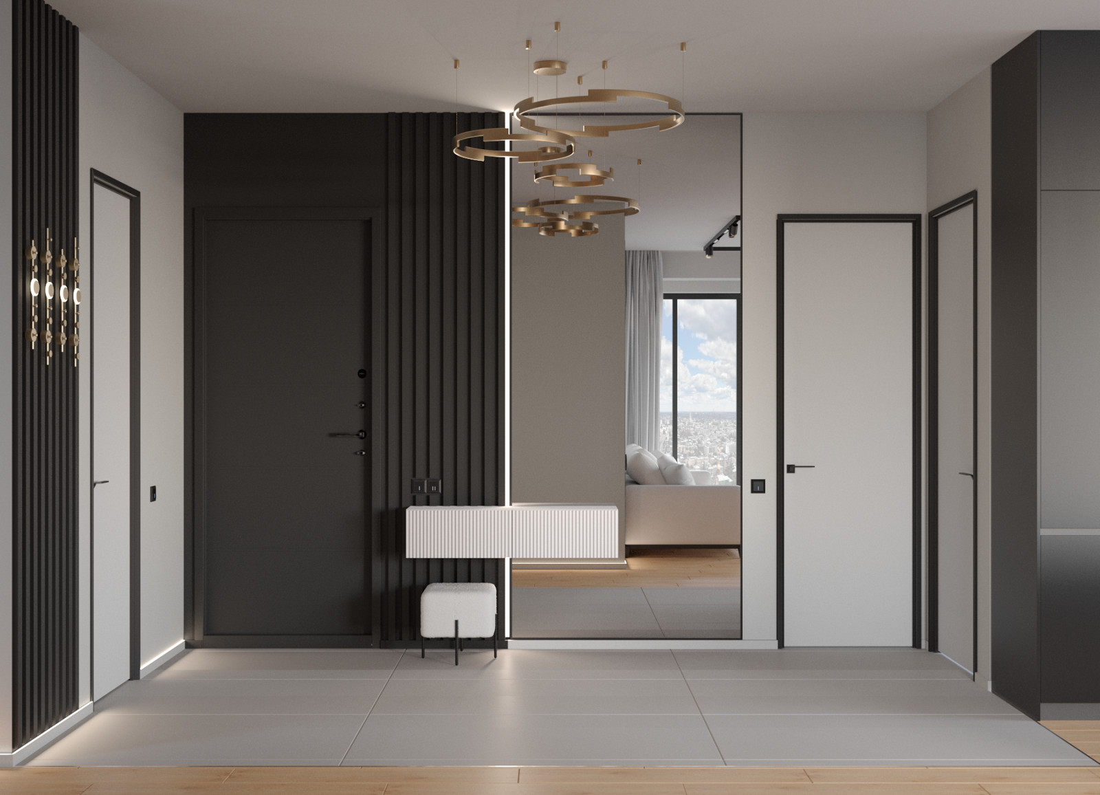 Четырехкомнатная квартира для семьи