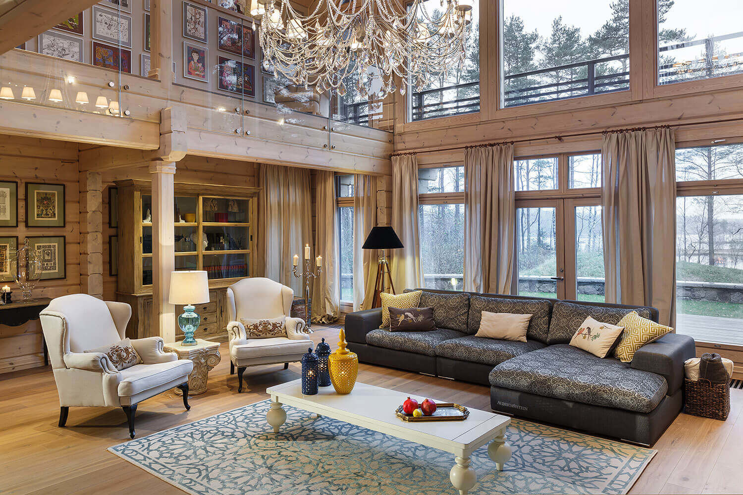 Загородный дом в посёлке "HONKA" на Медном озере, 450 м.кв.