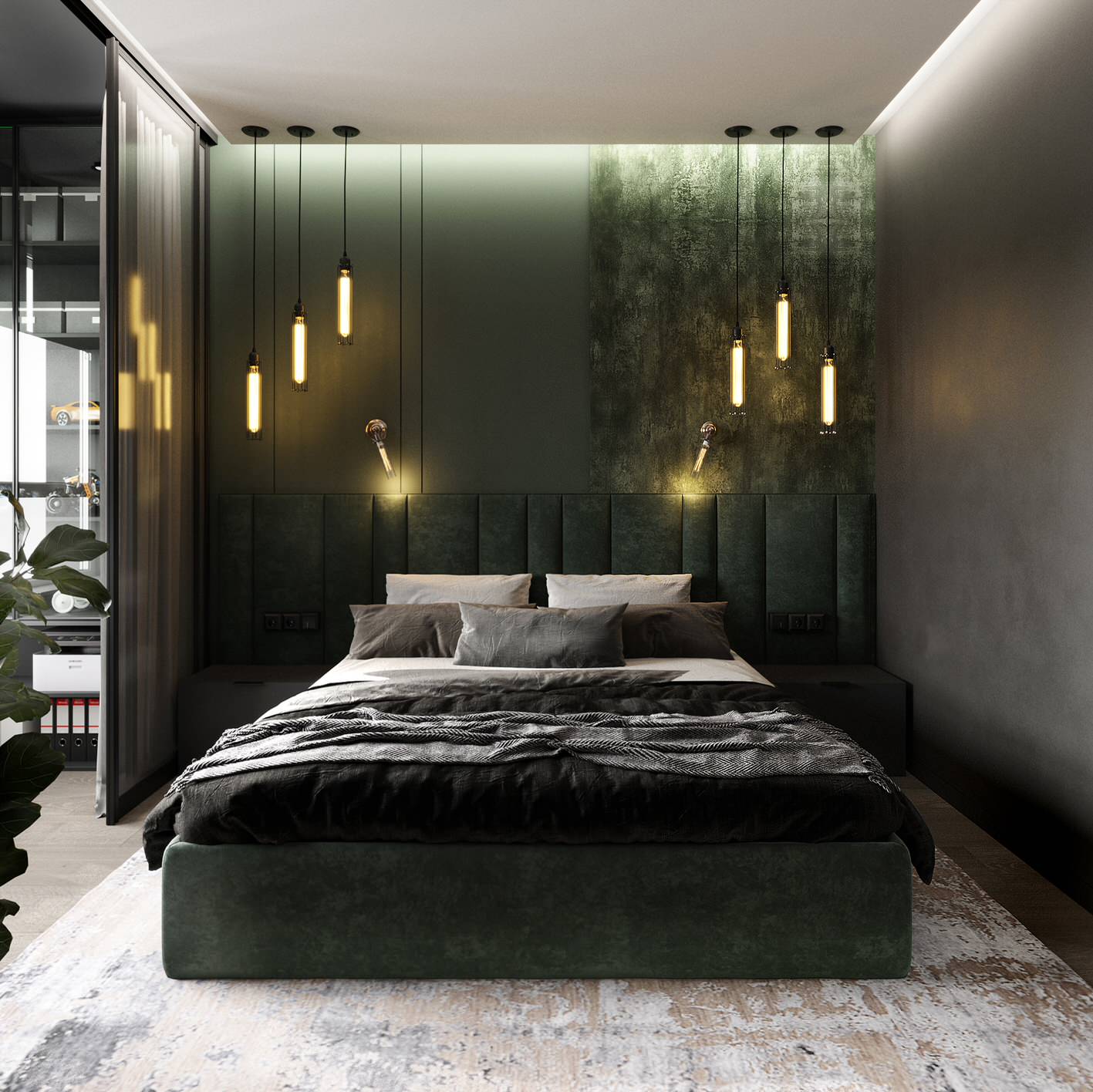 Темный монохром - жилые зоны