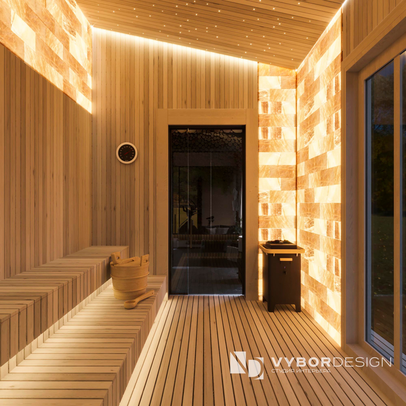 Дизайн интерьера дома из бруса