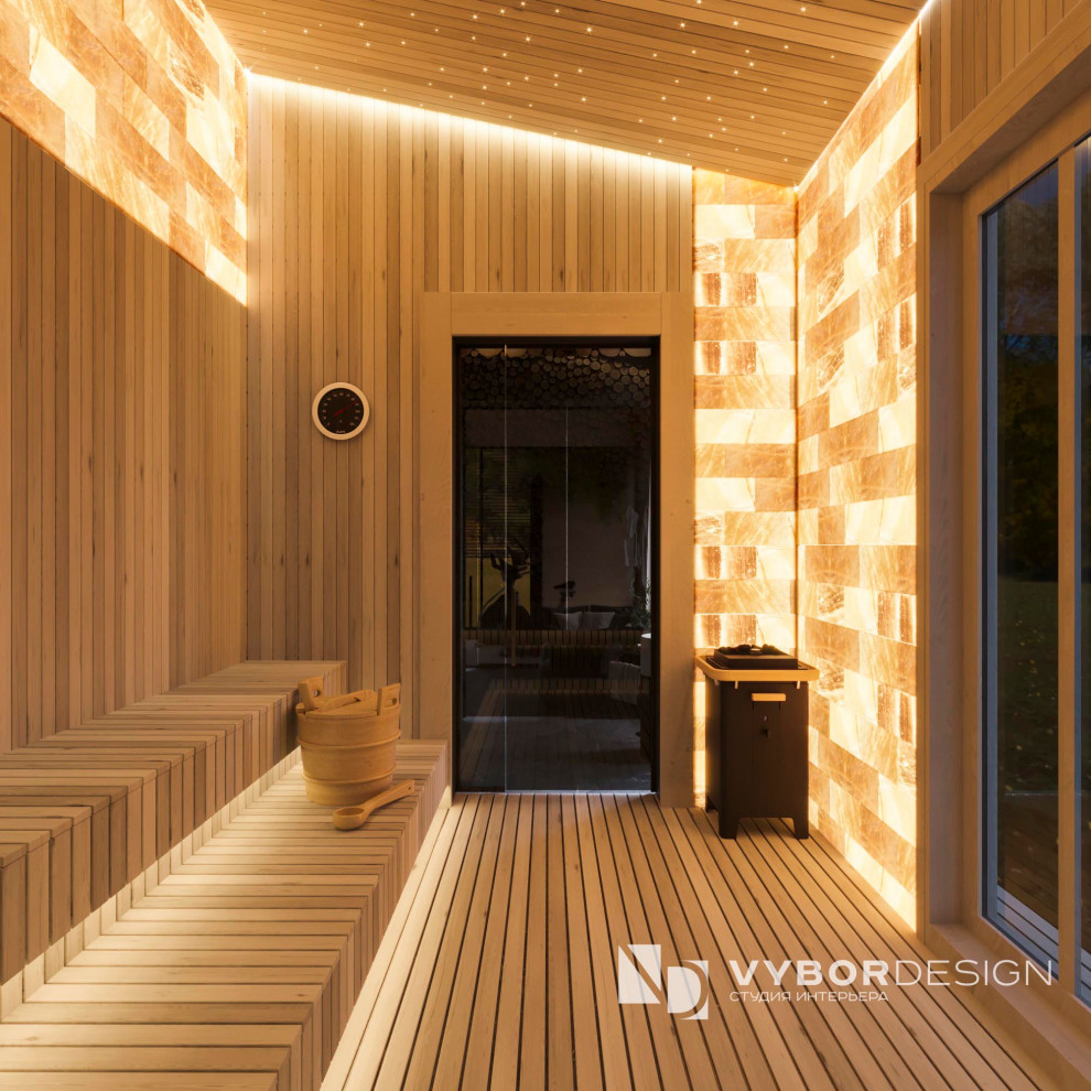 Дизайн интерьера дома из бруса
