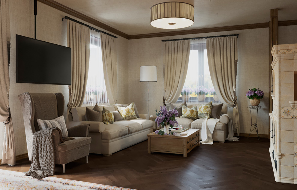 Гостиная в частном доме. Волоколамский район