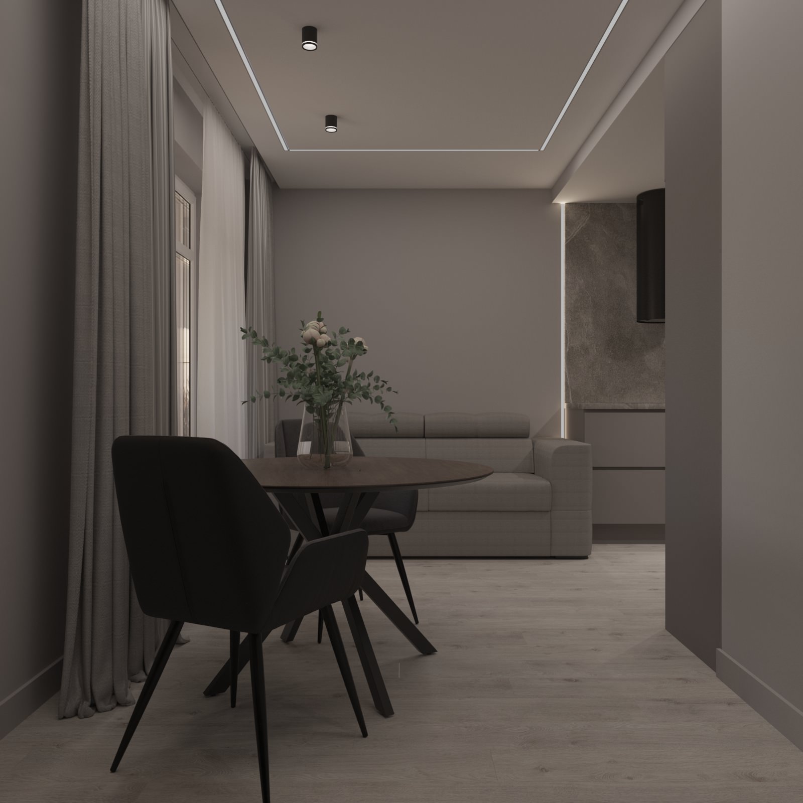 Квартира 1к ЖК Айвазовский