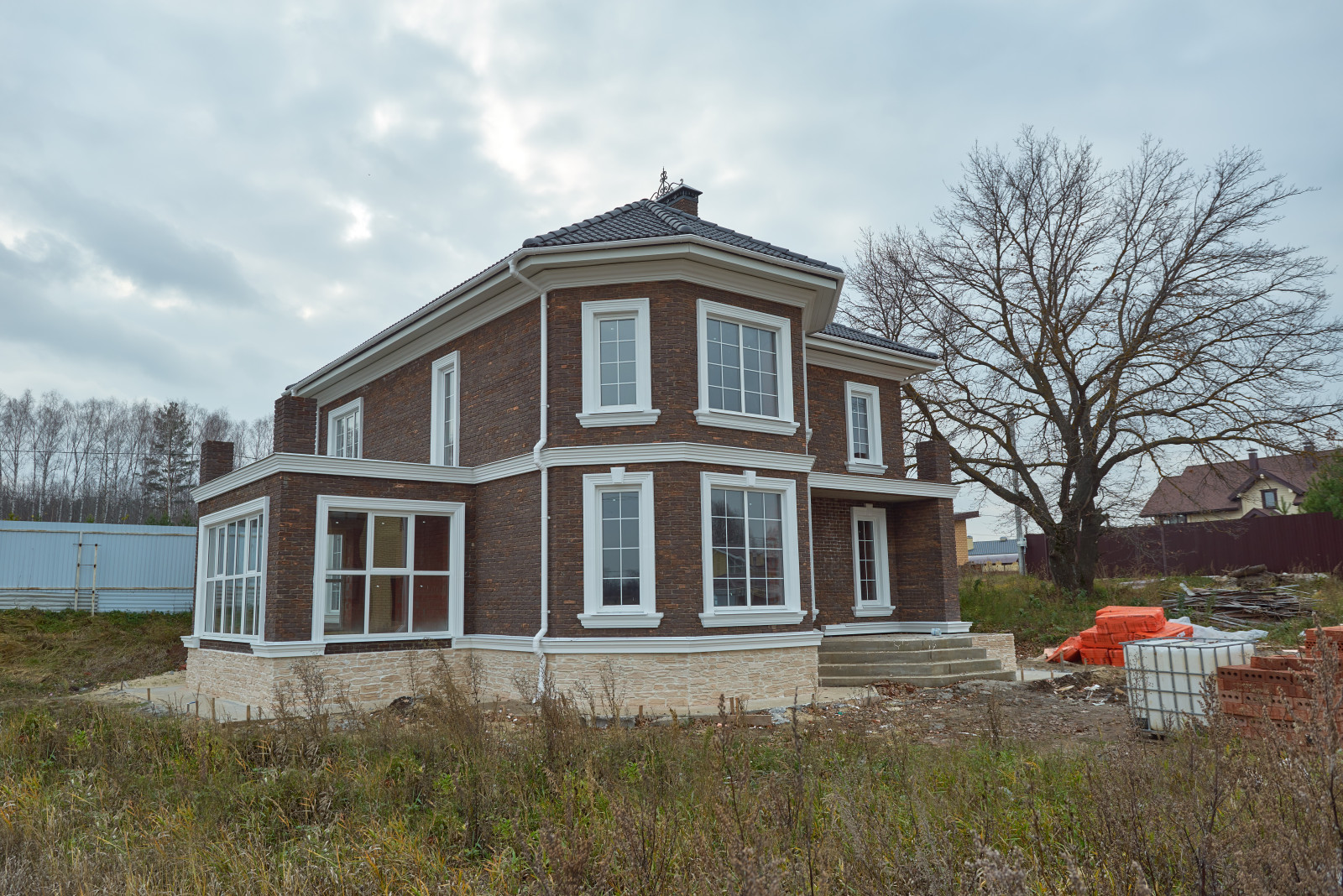 Обложка проекта: Дом в английском стиле. 290 м^2 г.Казань деревня Зимняя Горка.