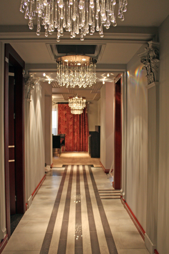 Обложка проекта: интерьер прихожей и коридора