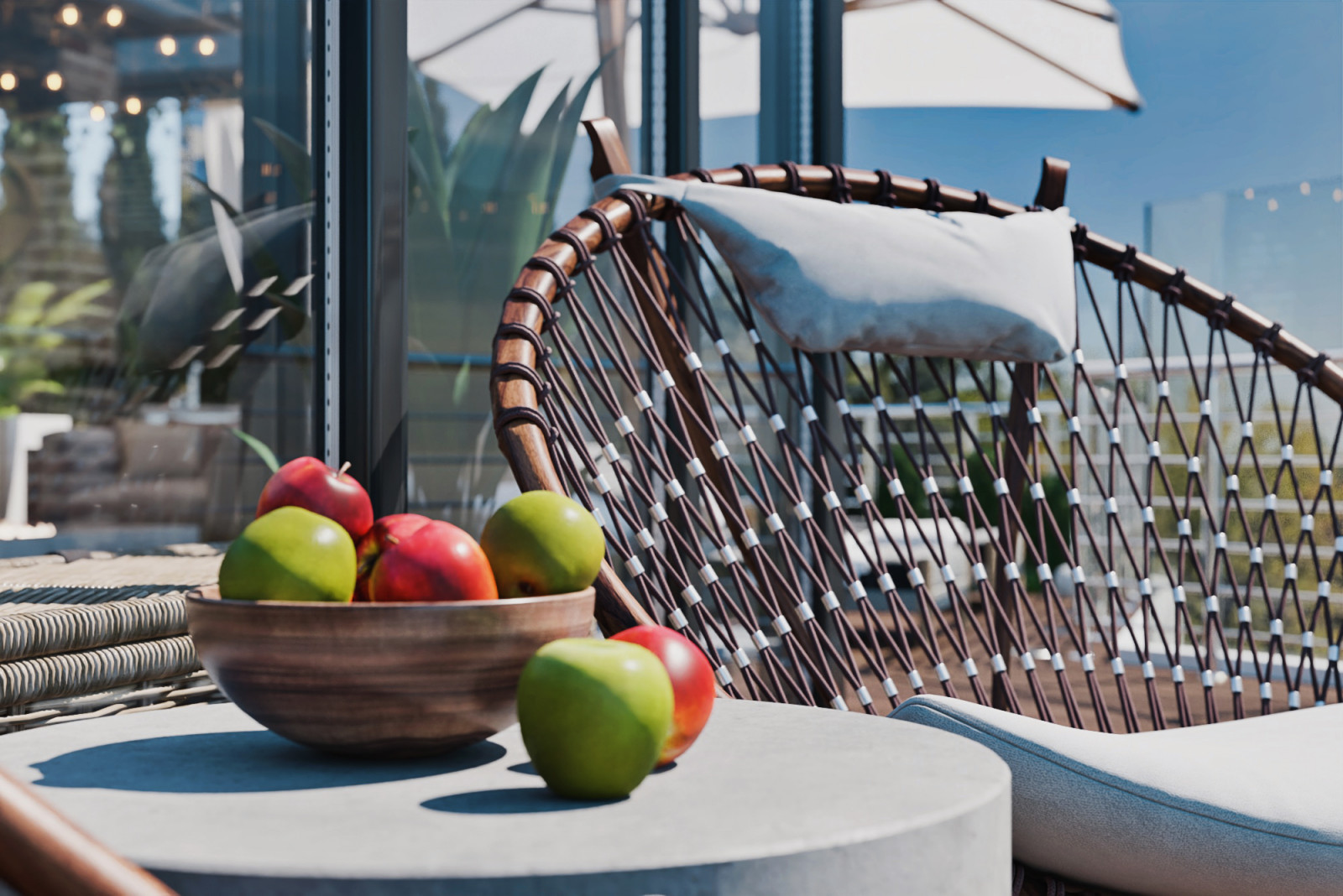 Терраса пентхауса в г. Сочи