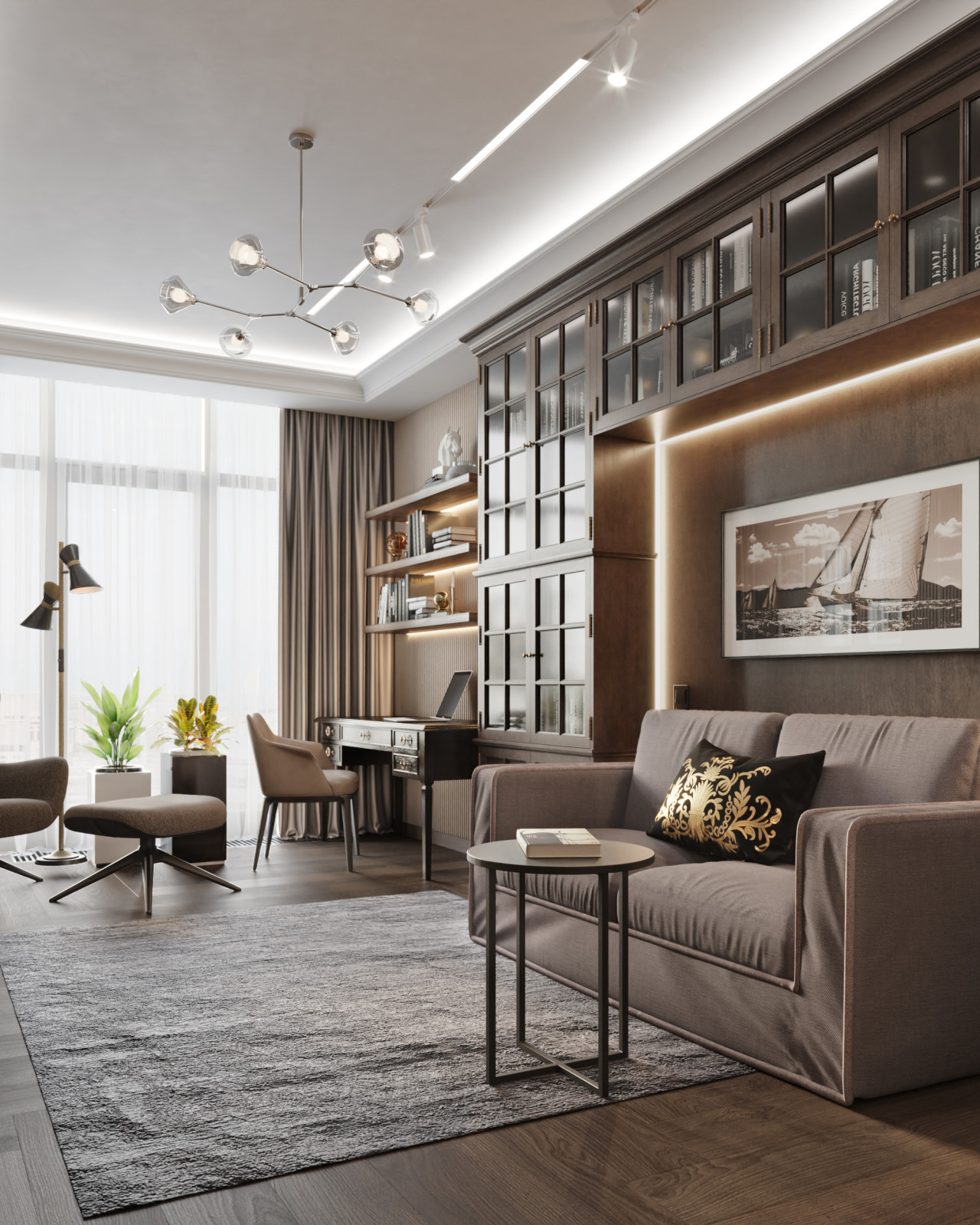 Квартира 130 м² в ЖК «Монополист»