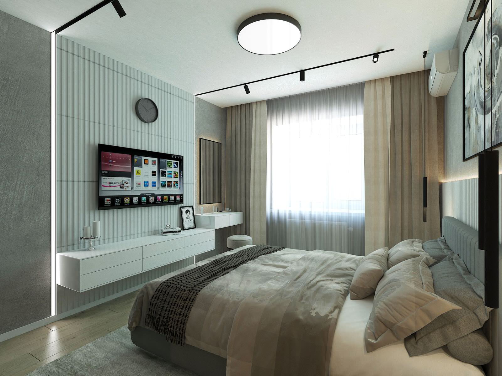 Проект 3-х комнатной квартиры в мкр. Южный