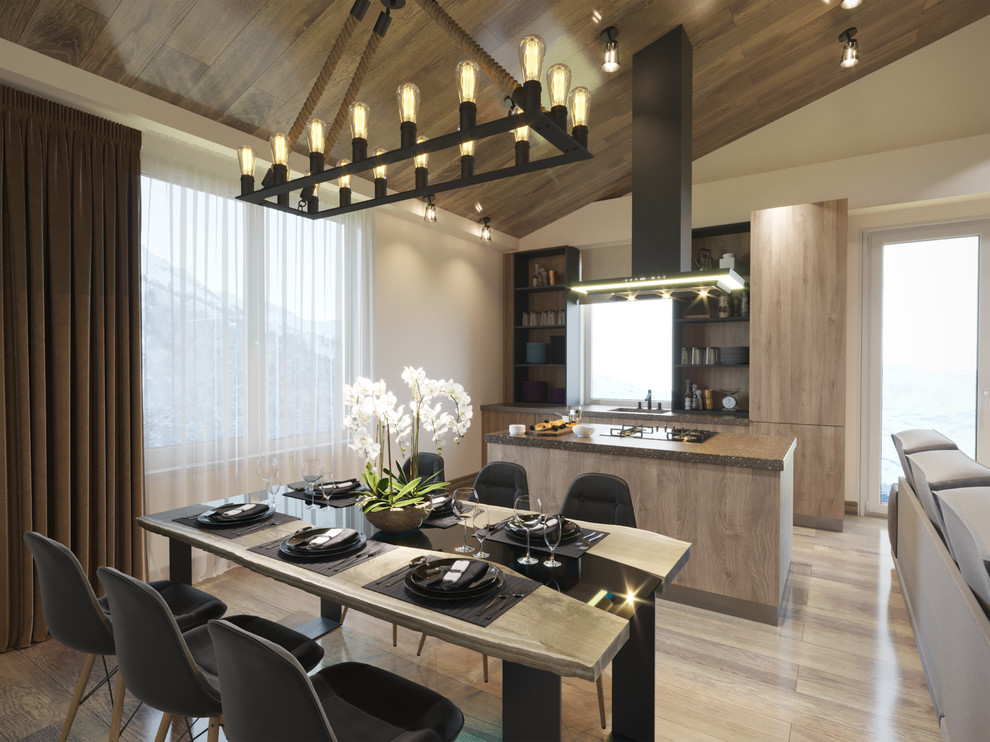 Обложка проекта: Дизайн проект апарта в современном Шале, Горки Город 540