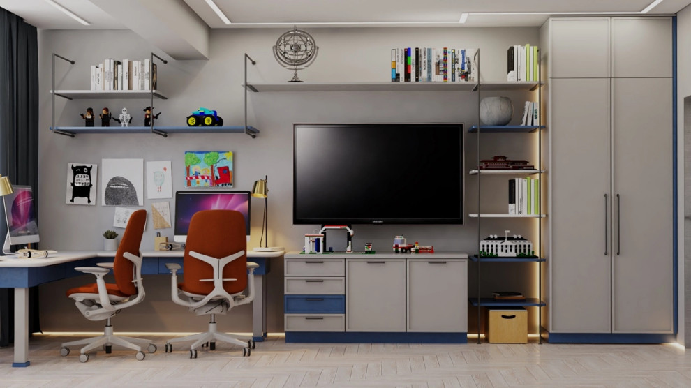 Обложка проекта: ЖК Центральный детская комната 20 кв м