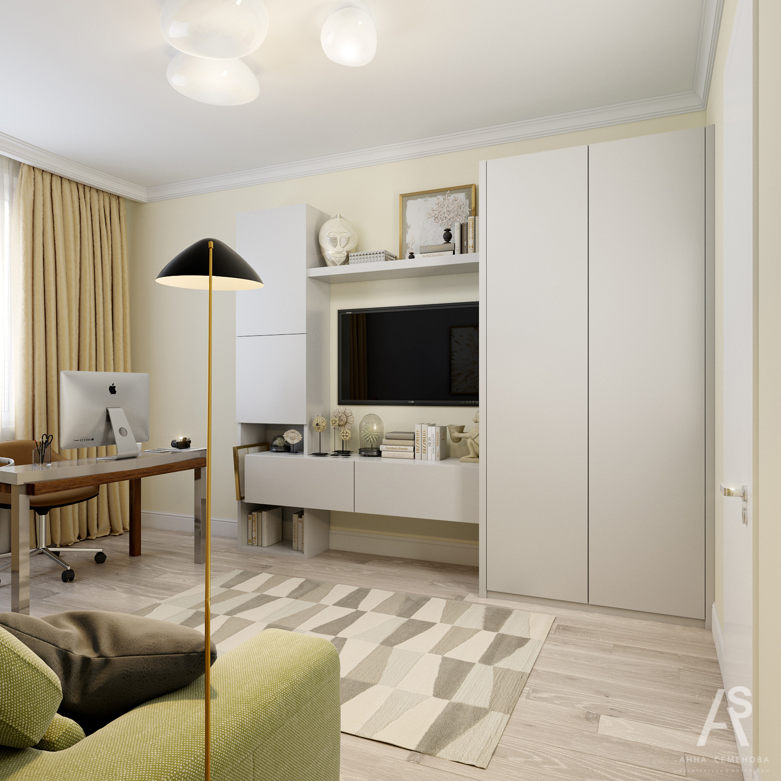 Квартира 110 м2 в ЖК Янтарный город