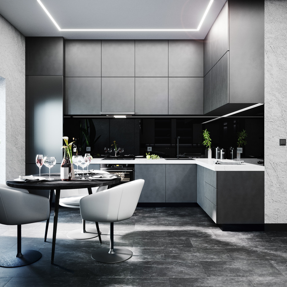 Квартира 42 кв.м. . Ультра Современный дизайн  для IT программиста