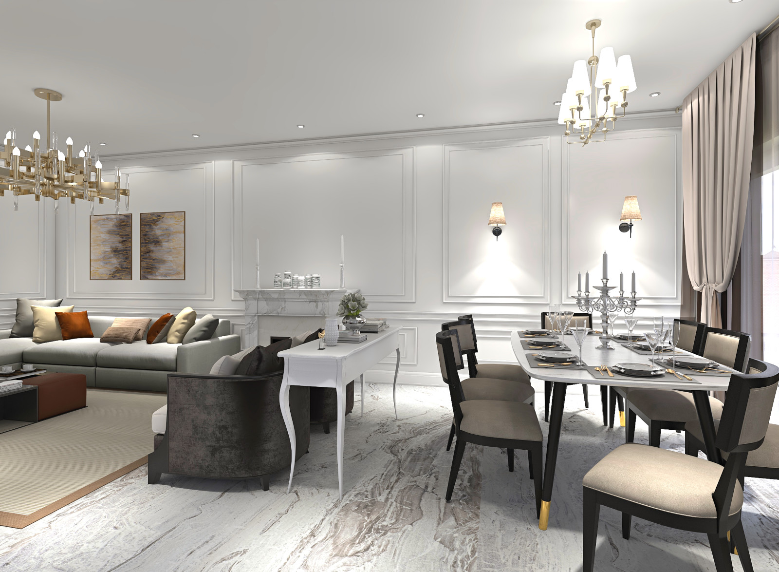 Обложка проекта: Гостиная (разные варианты)