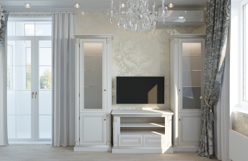 Проект квартиры  в Выхино в  стиле неоклассика