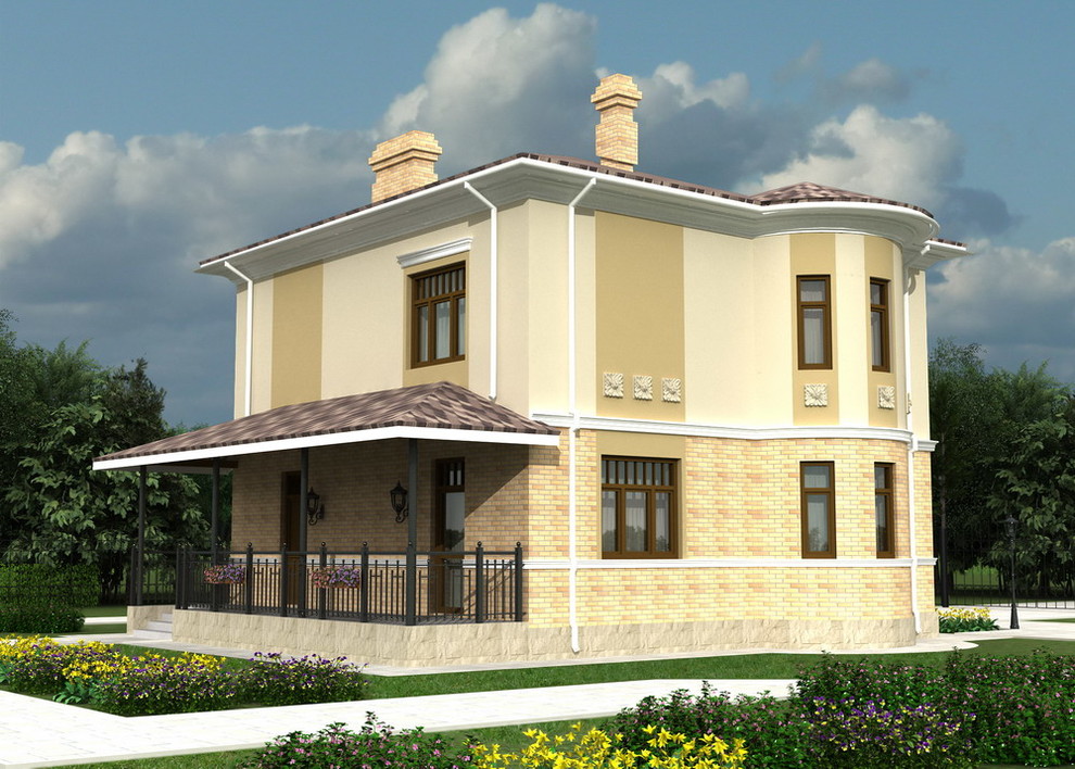 Коттедж в Неоклассическом стиле (2)