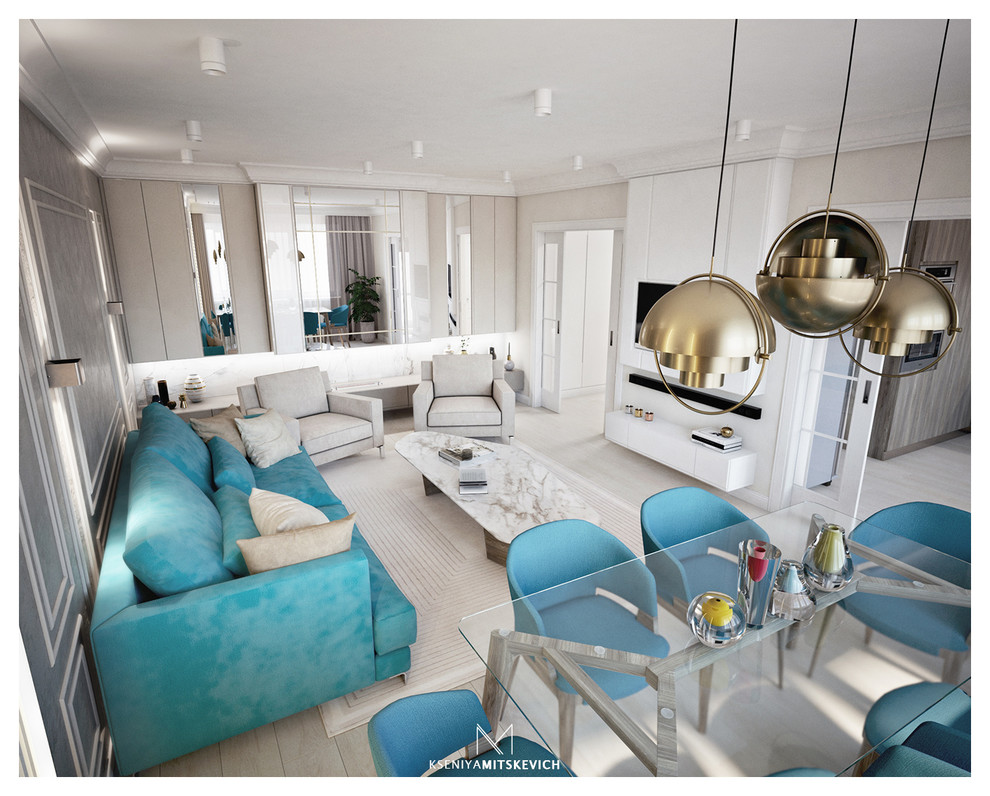 Дизайн квартиры в Минске. Современная классика