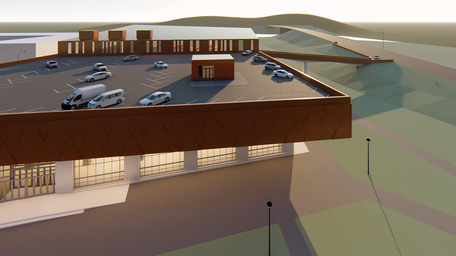 Проект здания аквапарка в Смоленске по ул. Кашена