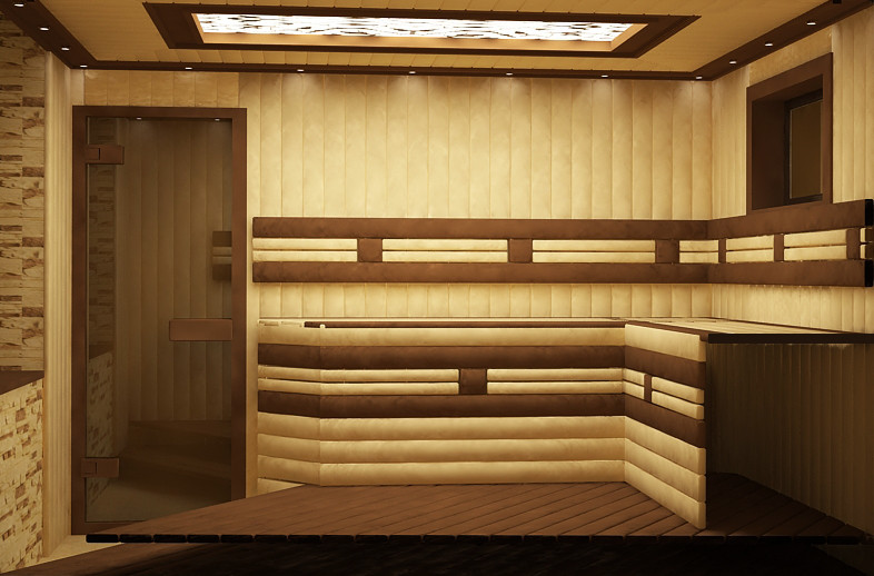Банный комплекс с интерьером