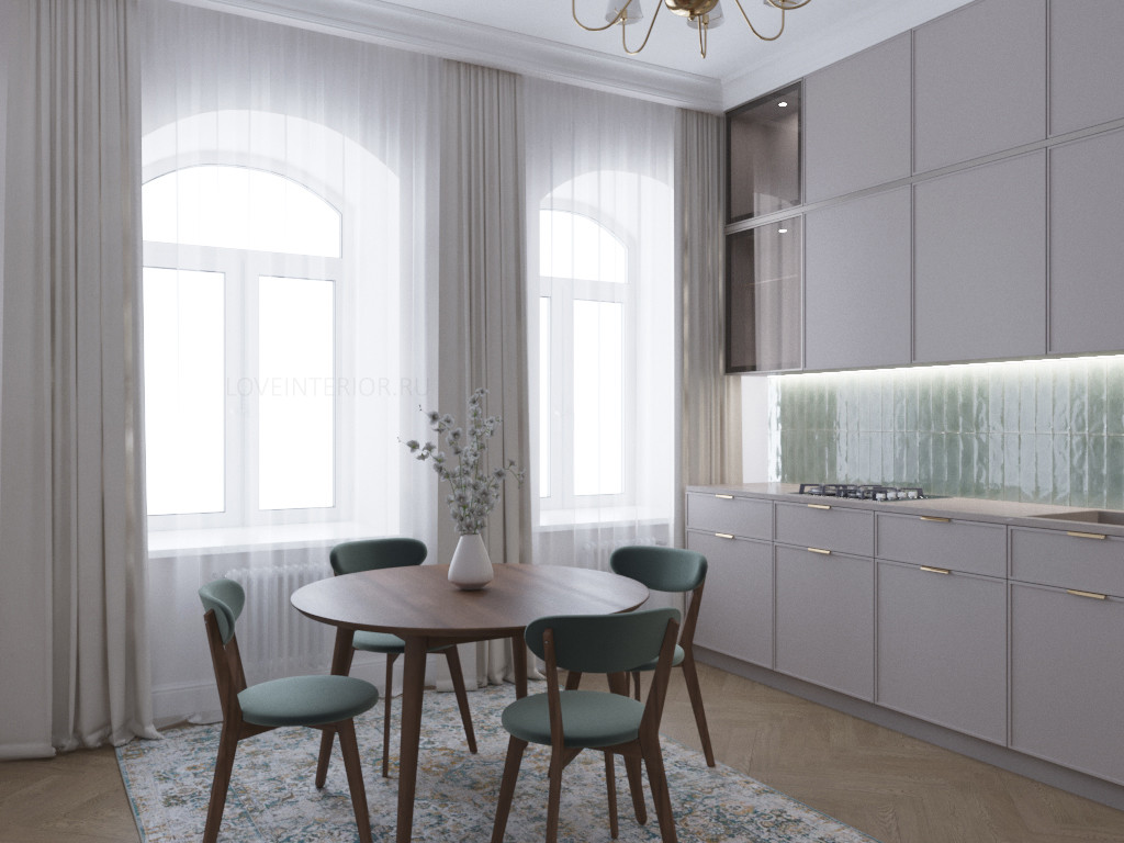 Квартира в доме, построенном в XIX веке в центре Москвы