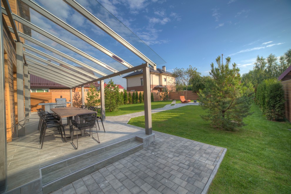 Эко-урбанистический дом с эксплуатируемой кровлей: проект Норден (461 кв.м.)