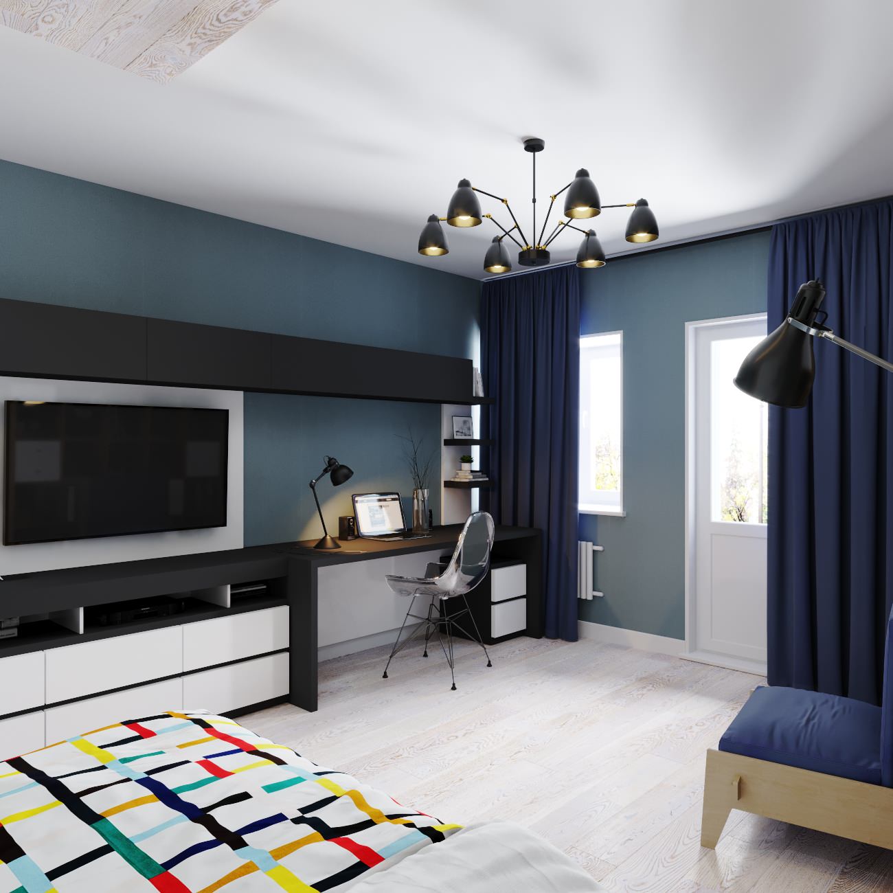 Проект двухкомнатной квартиры в Калининграде