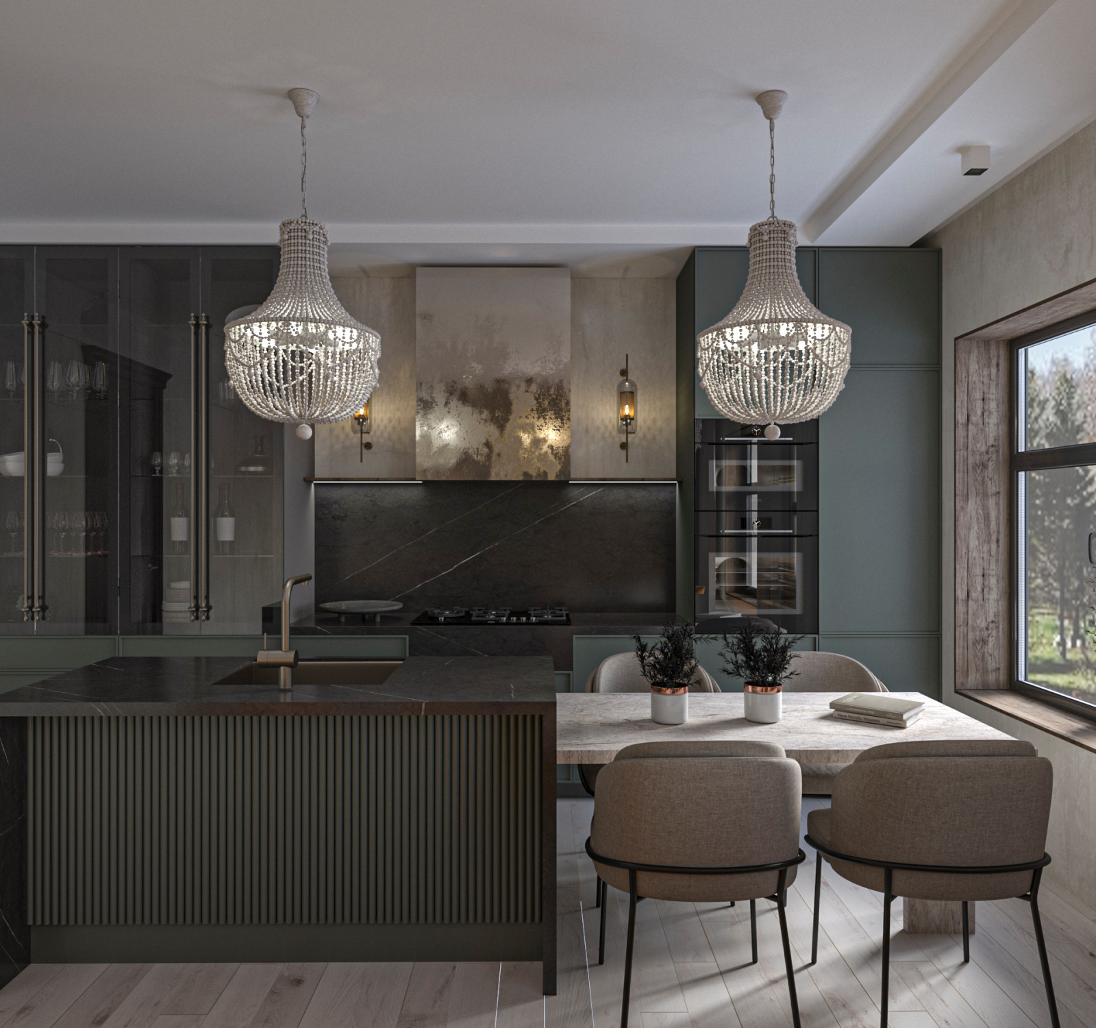 Проект квартиры в современном стиле.