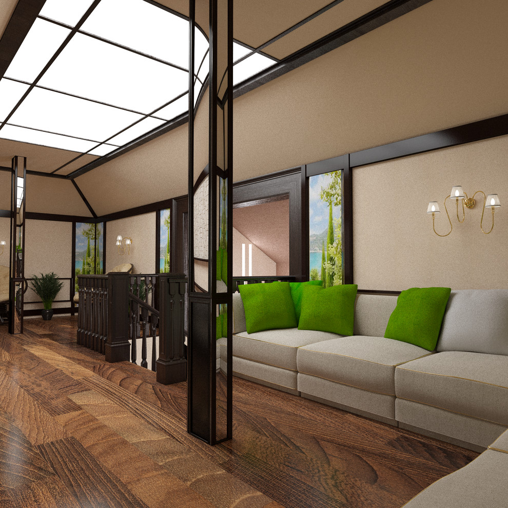 загородный дом в живописном месте города Тюмени