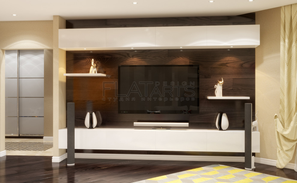 Дизайн 3-ной квартиры в современном, с элементами эко-стиля