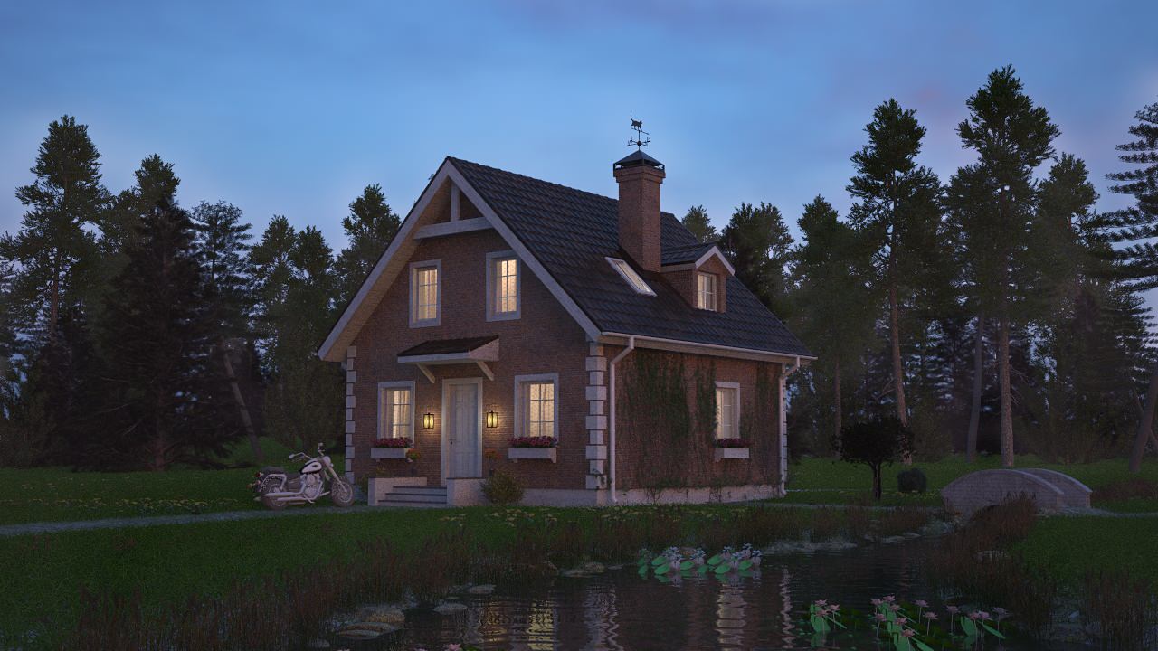 Дизайн-проекты и визуализации коттеджей и фасадов