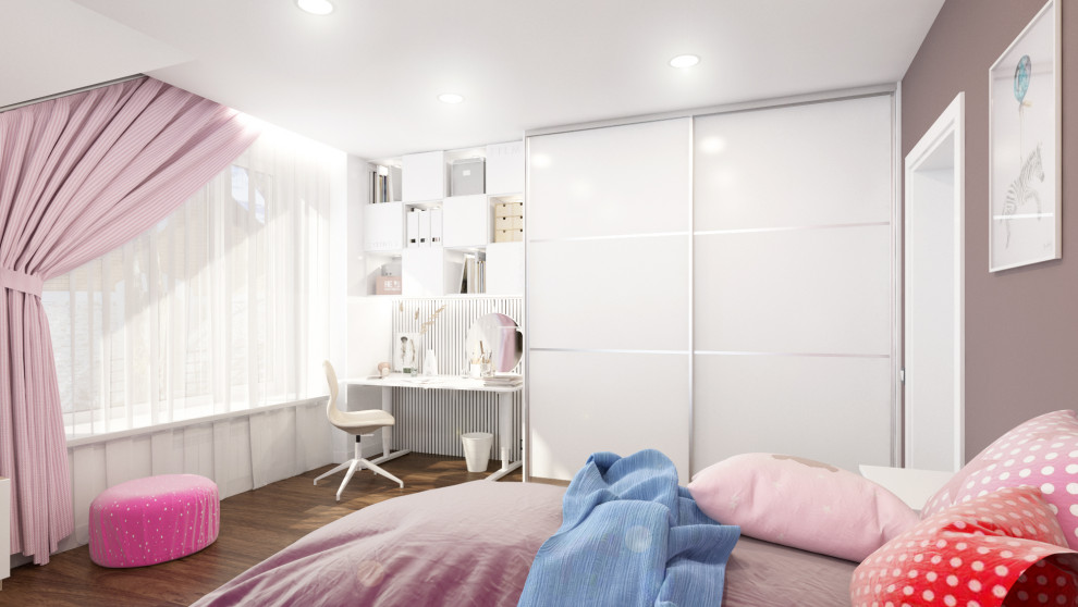 Обложка проекта: Детская для девочки в частном доме LYAPIDO