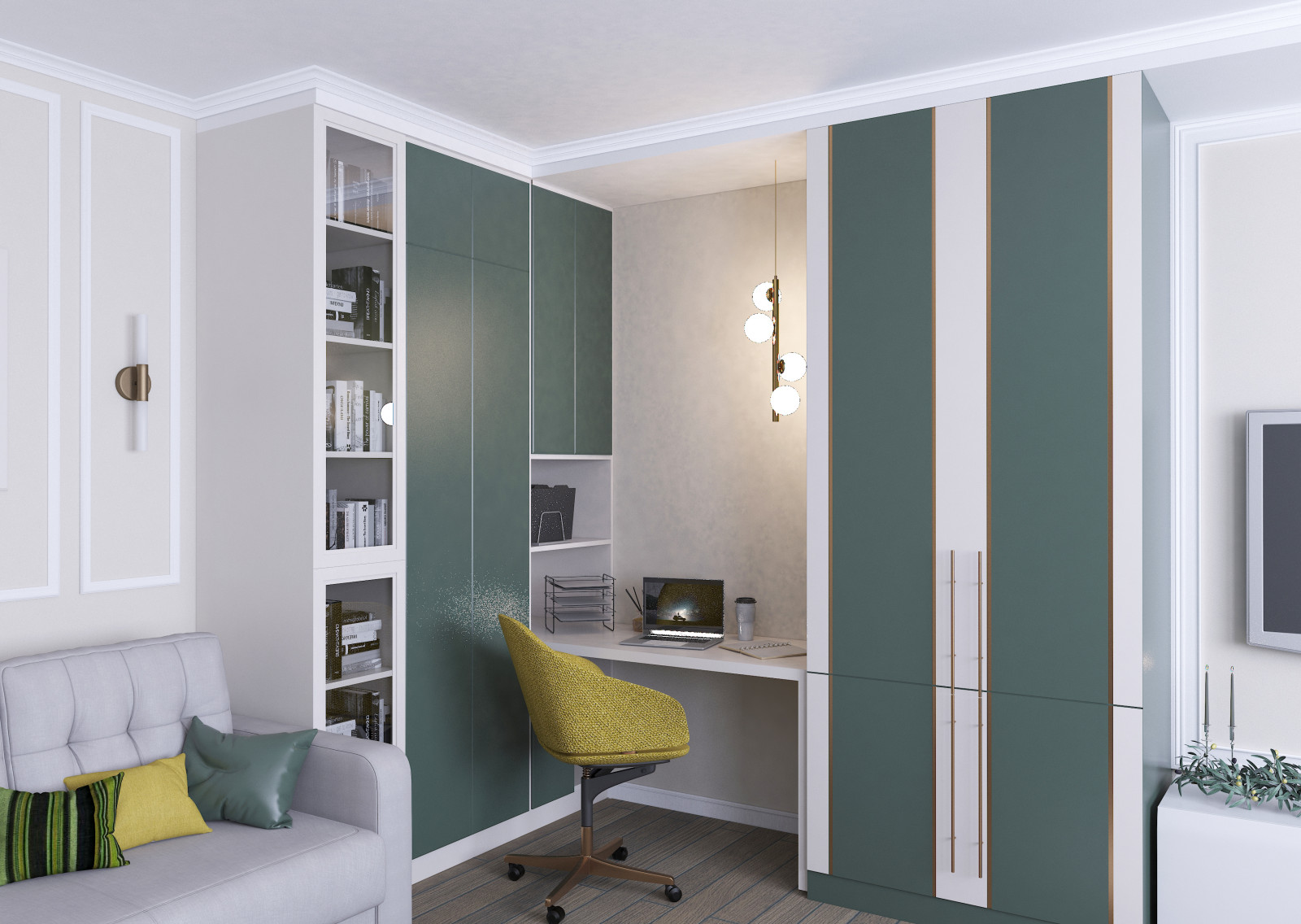 Интерьер 2-х комнатной квартиры 53,0м.кв.
