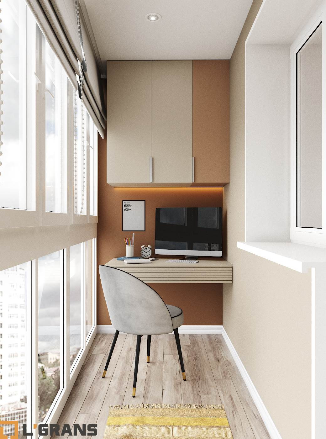 Дизайн проект квартиры по ул. Шеронова в Хабаровске