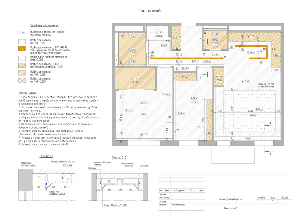 Чертежи. Проект Резиденция