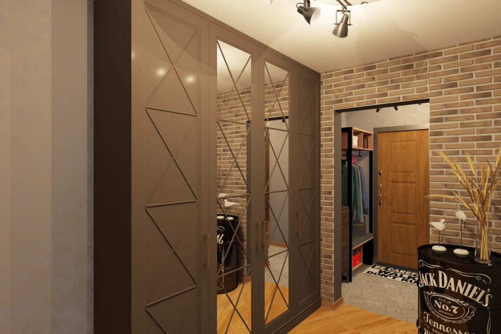 Трехкомнатная квартира 75м2 в стиле лофт, в доме серии П-3