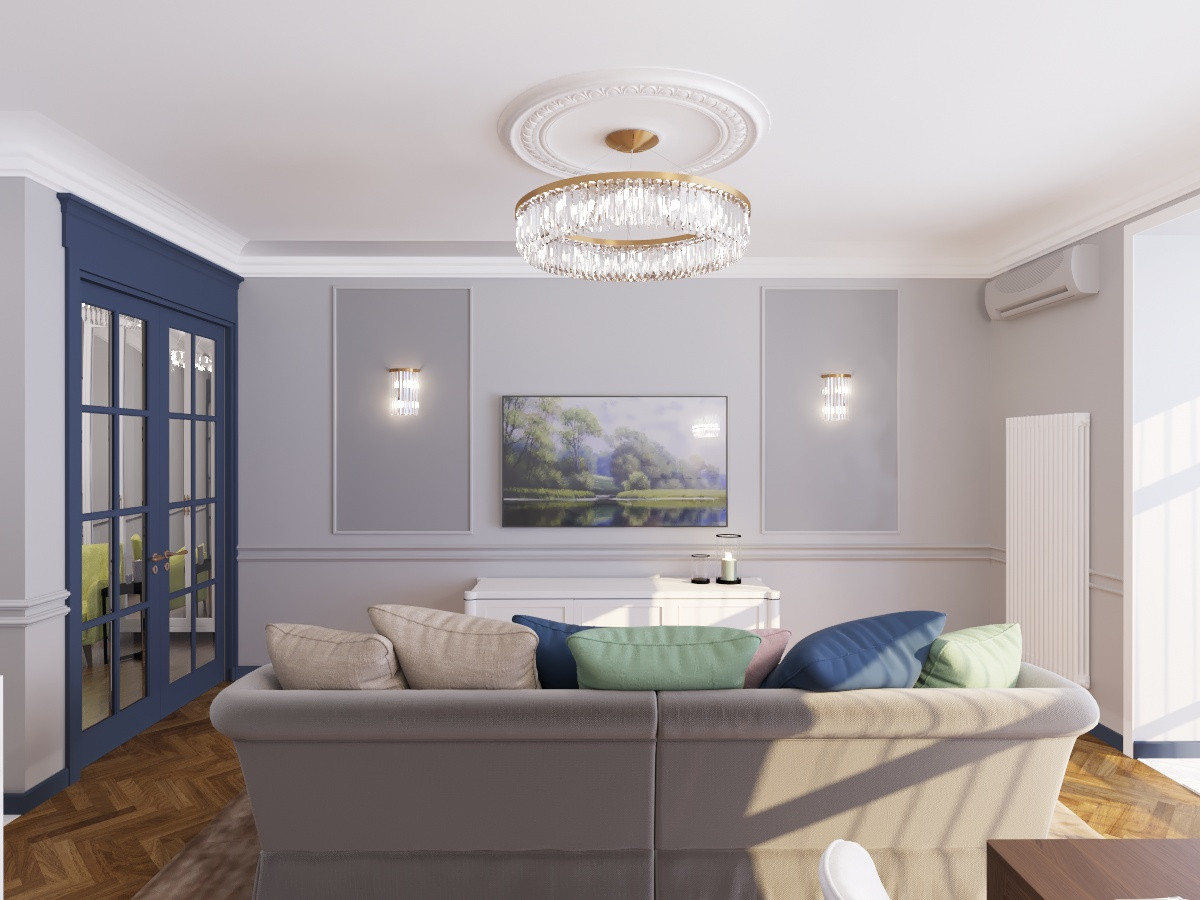 Квартира на набережной в стиле современной классики