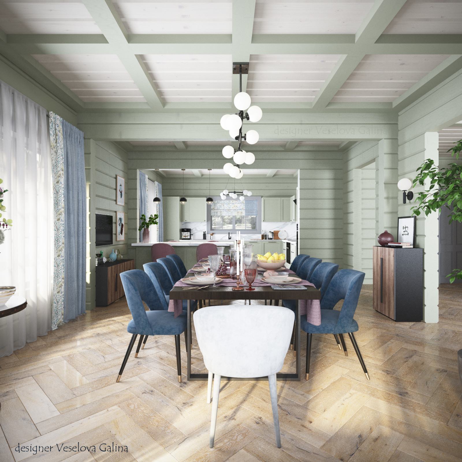 Интерьер загородного дома