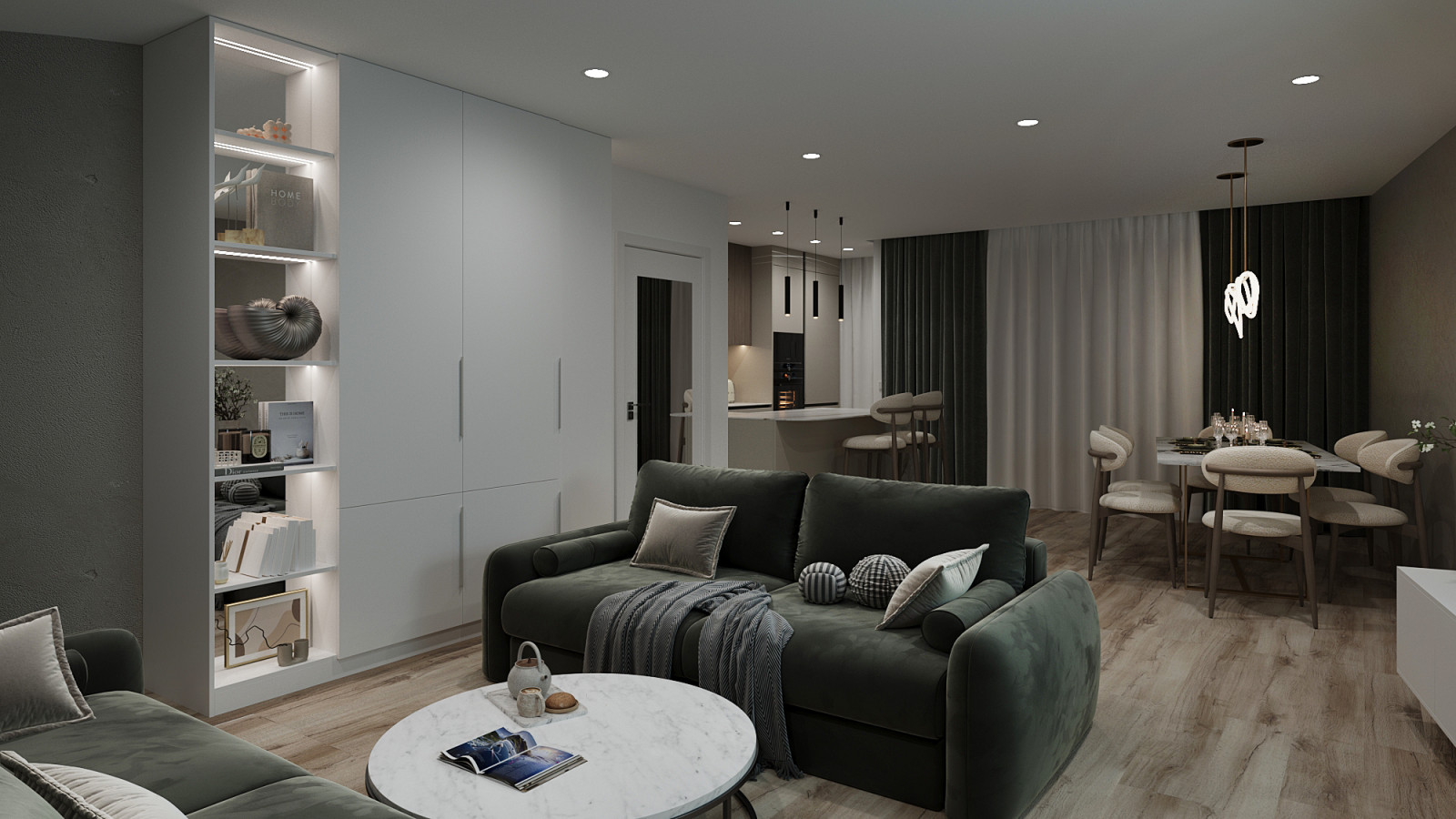 Salon-comedor en Playa San Juan