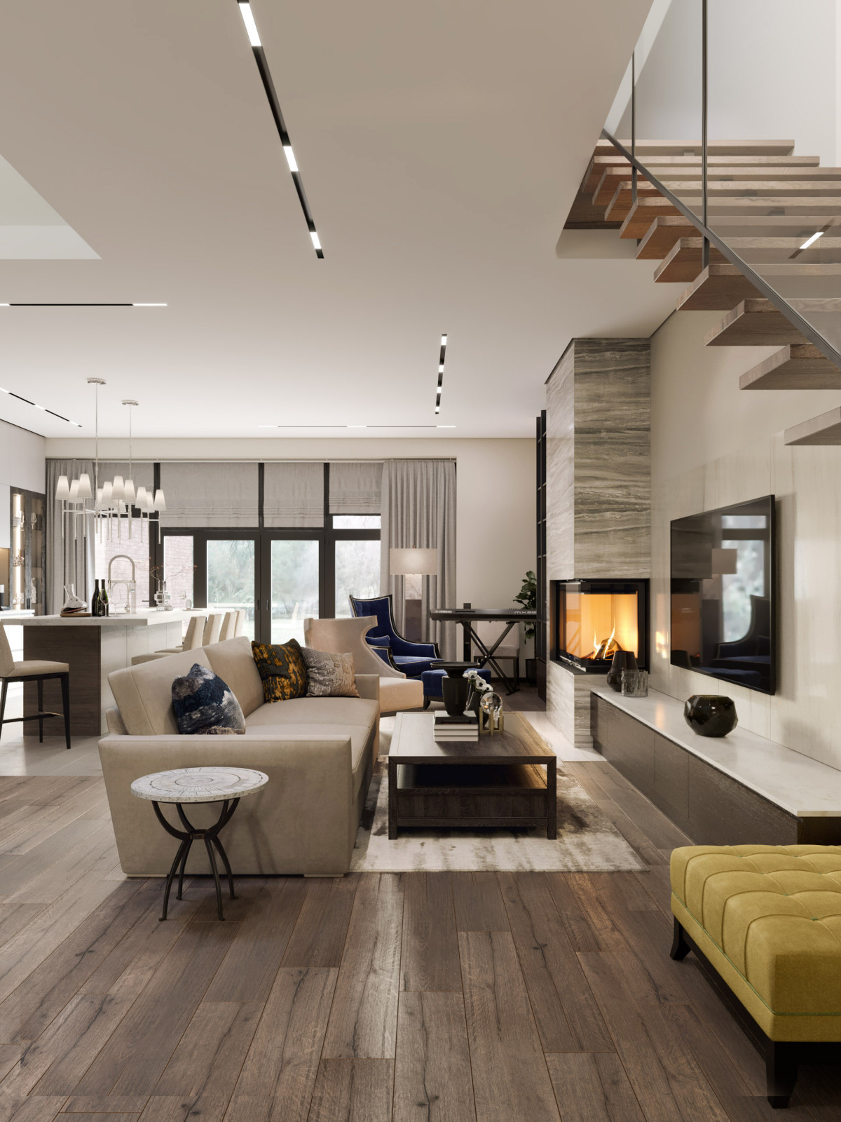 Дизайн-проект дома в Подмосковье